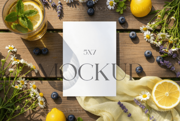 Download Lemon Wedding Card Mockup - Premium Resources