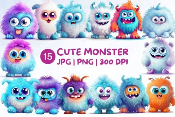 Download Cute Monster Sublimation - Monster Collection