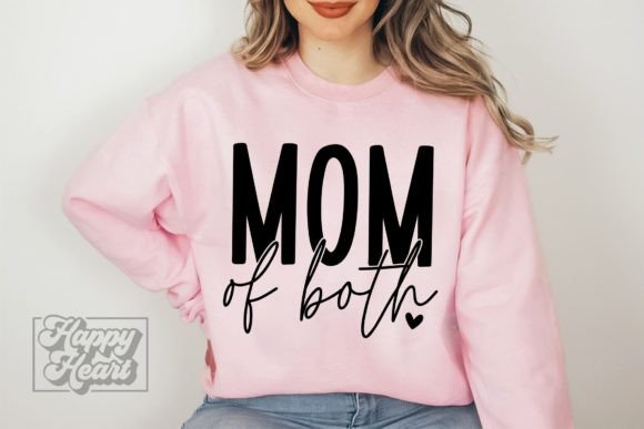 Download Mom of Both SVG - Boy and Girl Mom SVG - Girl mom svg Collection