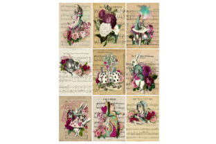 Download Alice in Wonderland 9 Images Collage - Images Collection